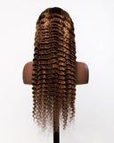 Deep Wave Highlight 13X4 Transparent Lace Wig